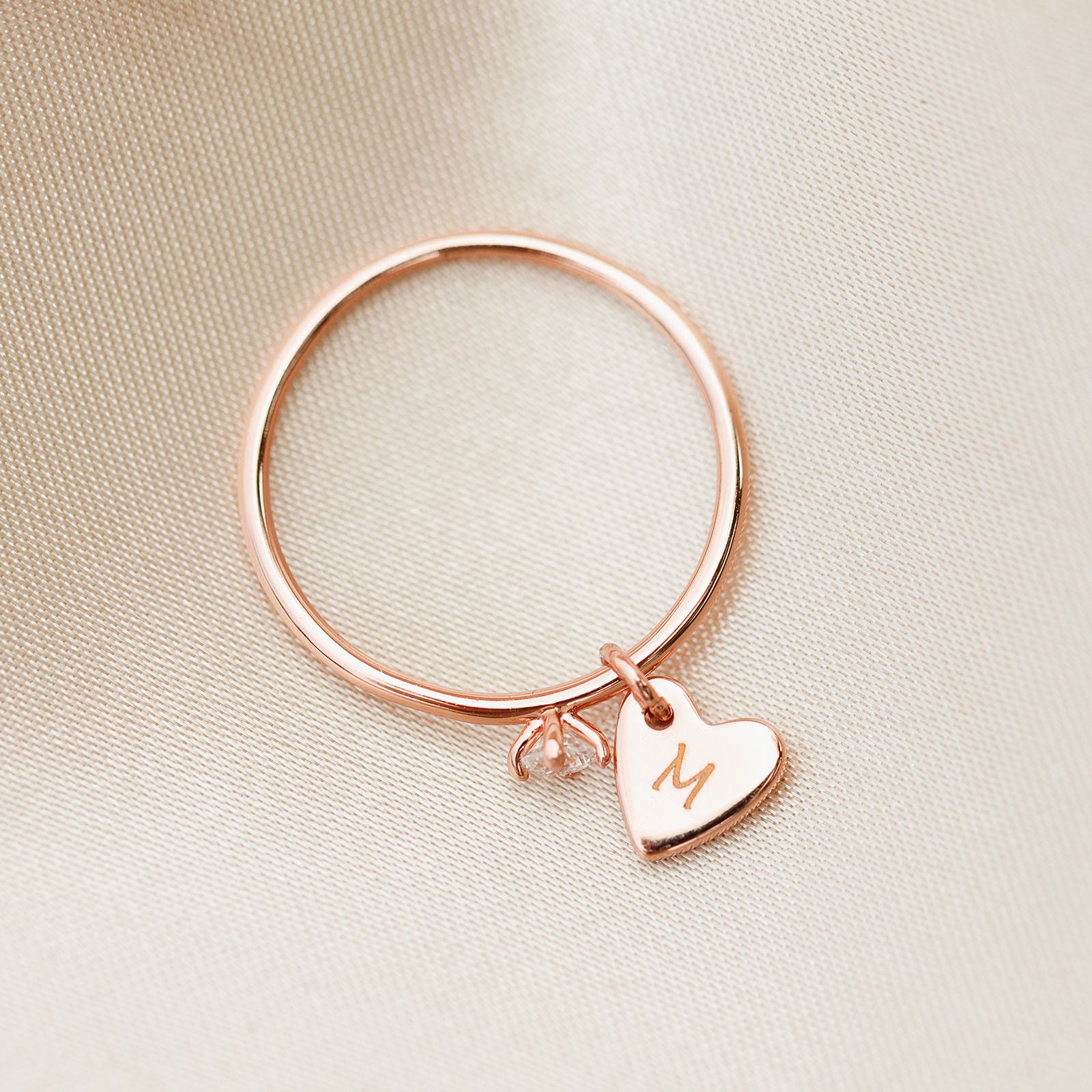 Custom Engravable Heart Ring