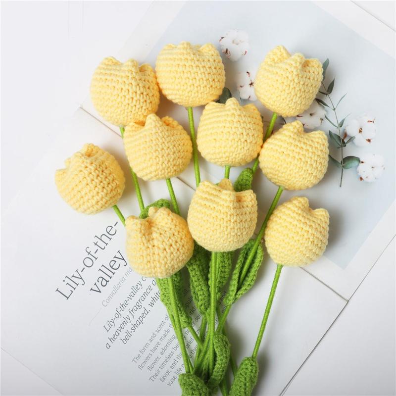 Crochet Tulip Bouquet