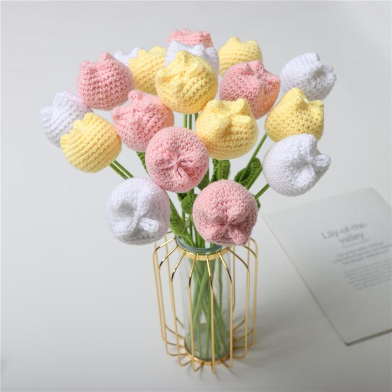 Crochet Tulip Bouquet