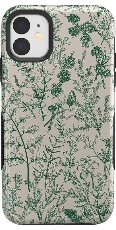 Sage Garden | Green Floral Case