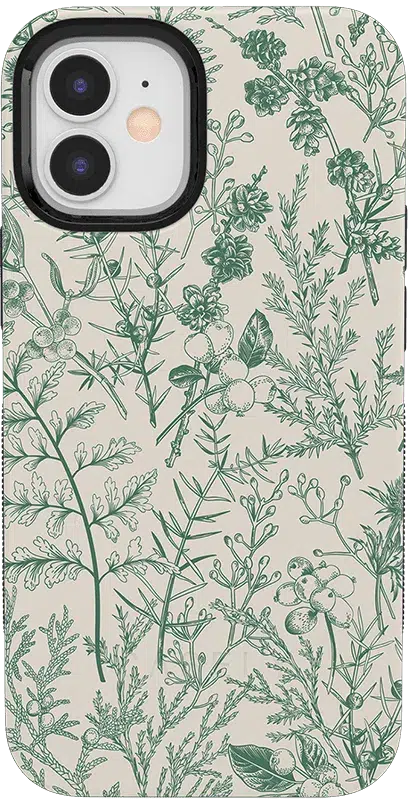 Sage Garden | Green Floral Case