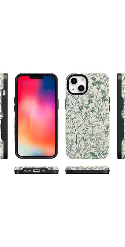 Sage Garden | Green Floral Case