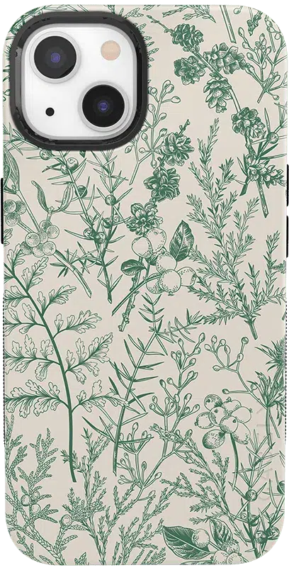 Sage Garden | Green Floral Case