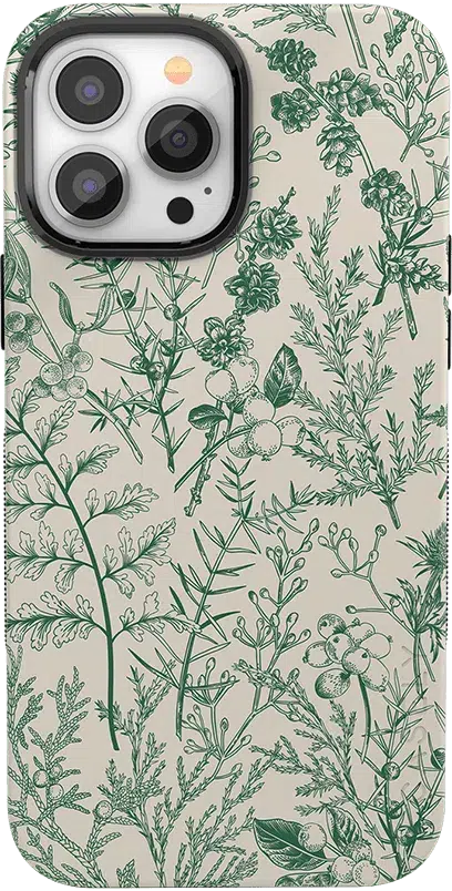Sage Garden | Green Floral Case