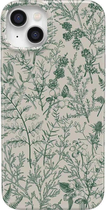 Sage Garden | Green Floral Case