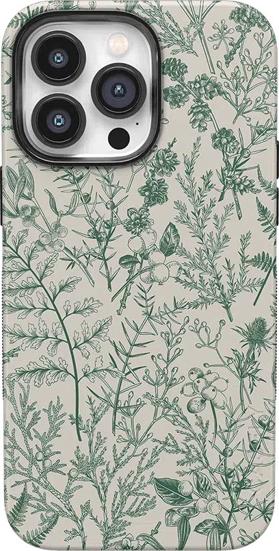 Sage Garden | Green Floral Case