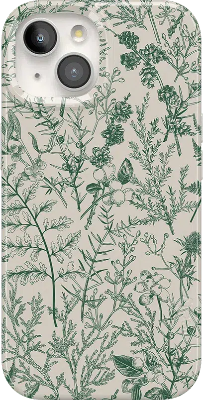 Sage Garden | Green Floral Case