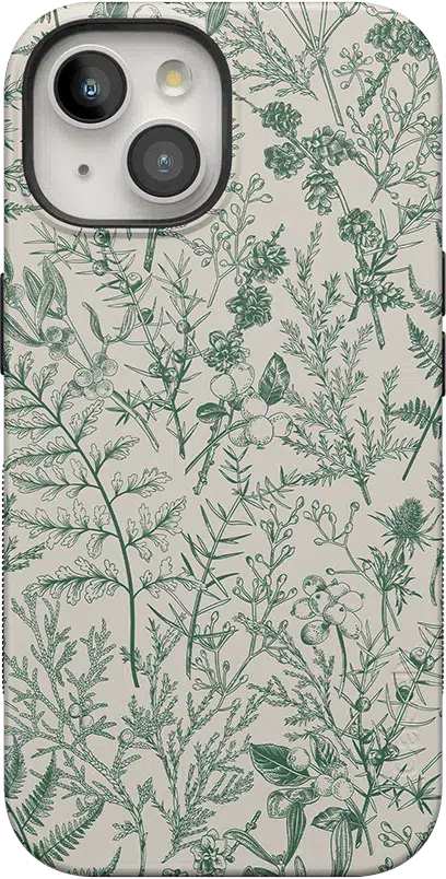 Sage Garden | Green Floral Case