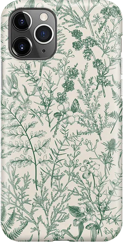 Sage Garden | Green Floral Case