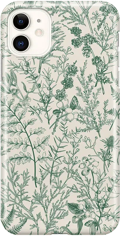 Sage Garden | Green Floral Case