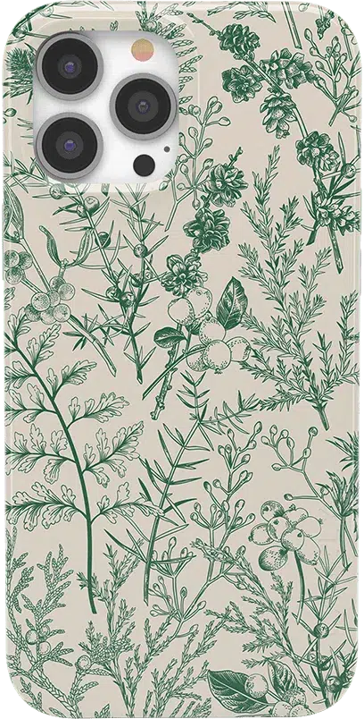 Sage Garden | Green Floral Case