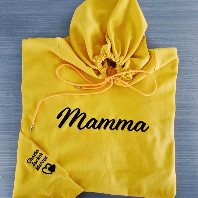 Custom Embroidered Mama Sweatshirt with Names (Buy 2pcs get 10% OFF & free shipping with code cfg)