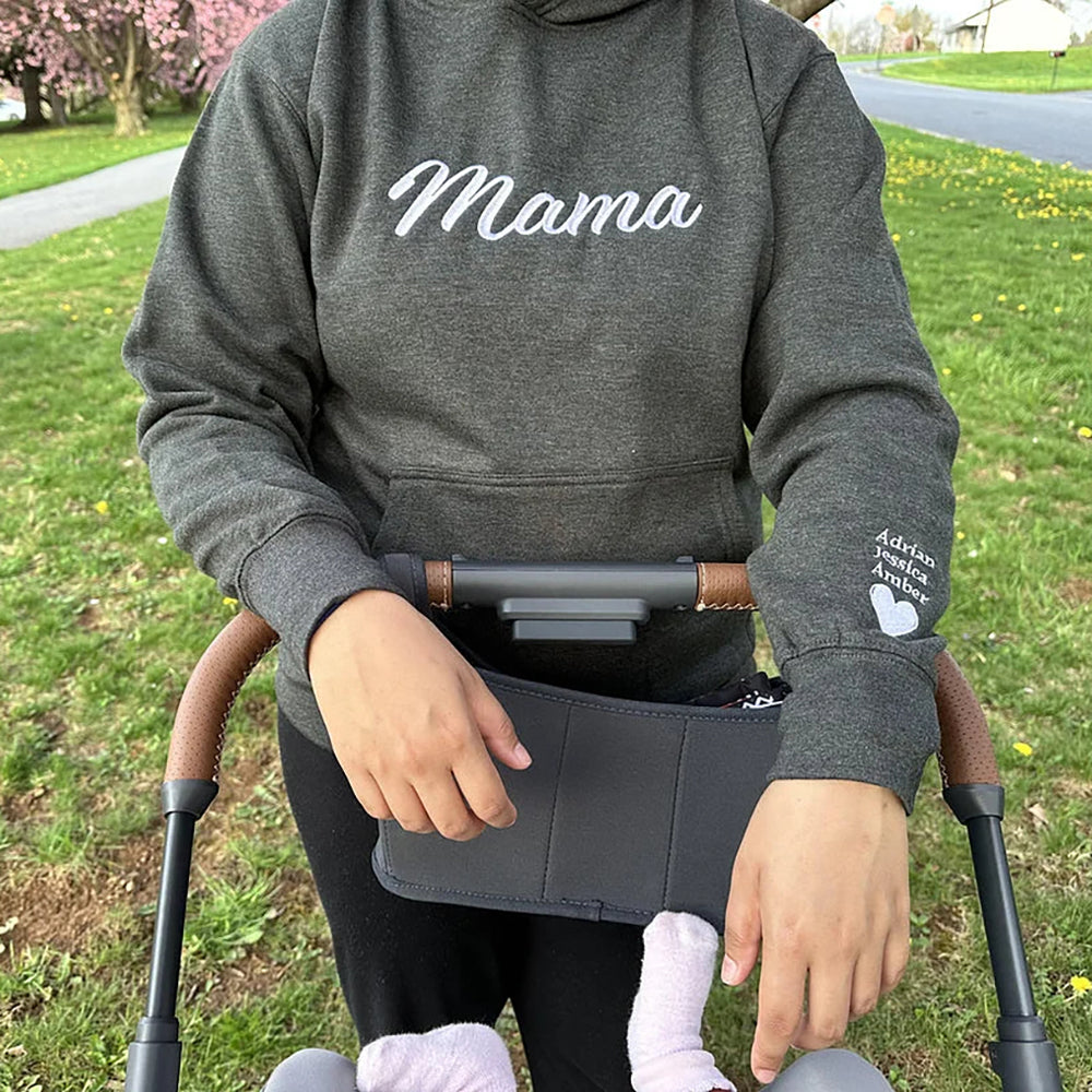 Custom Embroidered Mama Sweatshirt with Names (Buy 2pcs get 10% OFF & free shipping with code cfg)