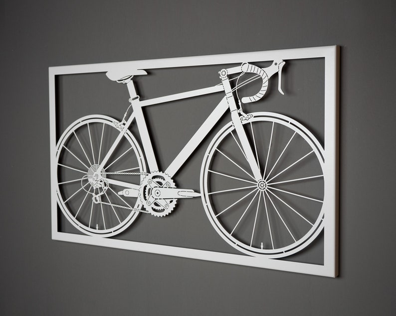 Custom Bicycle Metal Wall Art, Cycling Gifts