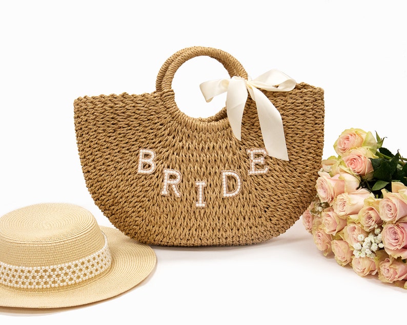 Customized straw bags,Mrs Custom Beach Bag