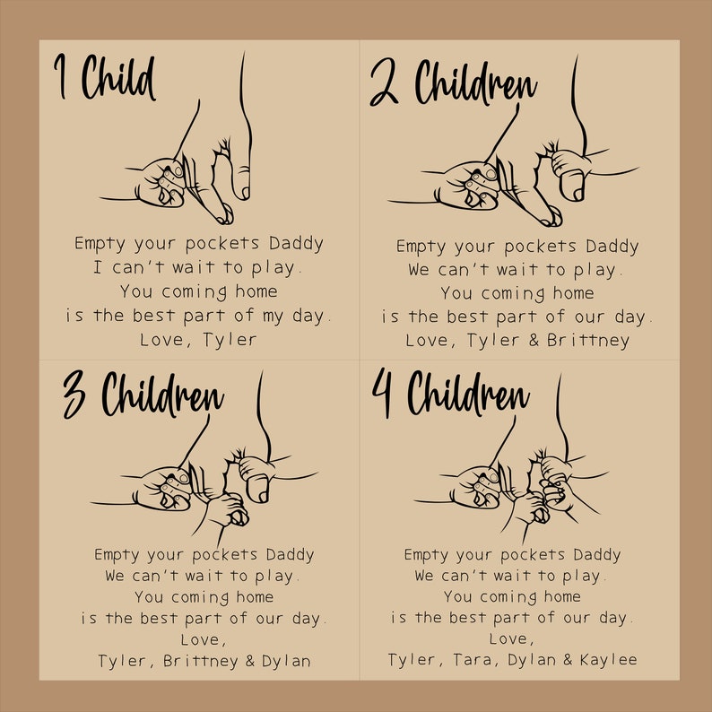 Custom Valet Tray for Dad, Father's Day Gift