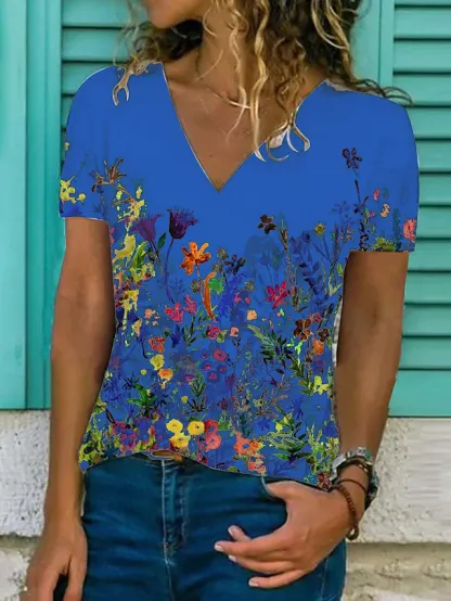[POD]T-shirt femme Tee Floral Graphic