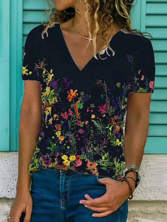 [POD]T-shirt femme Tee Floral Graphic
