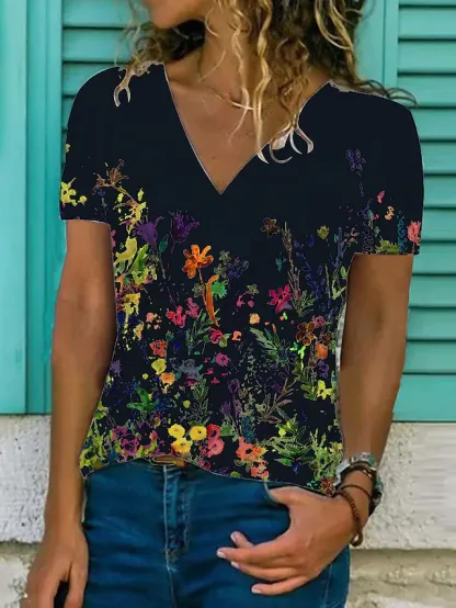 [POD]T-shirt femme Tee Floral Graphic
