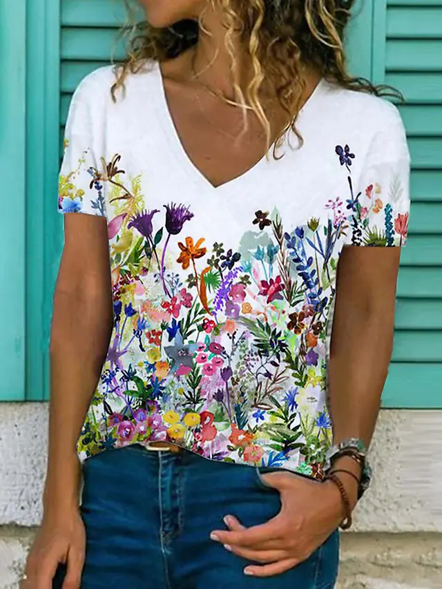 [POD]T-shirt femme Tee Floral Graphic