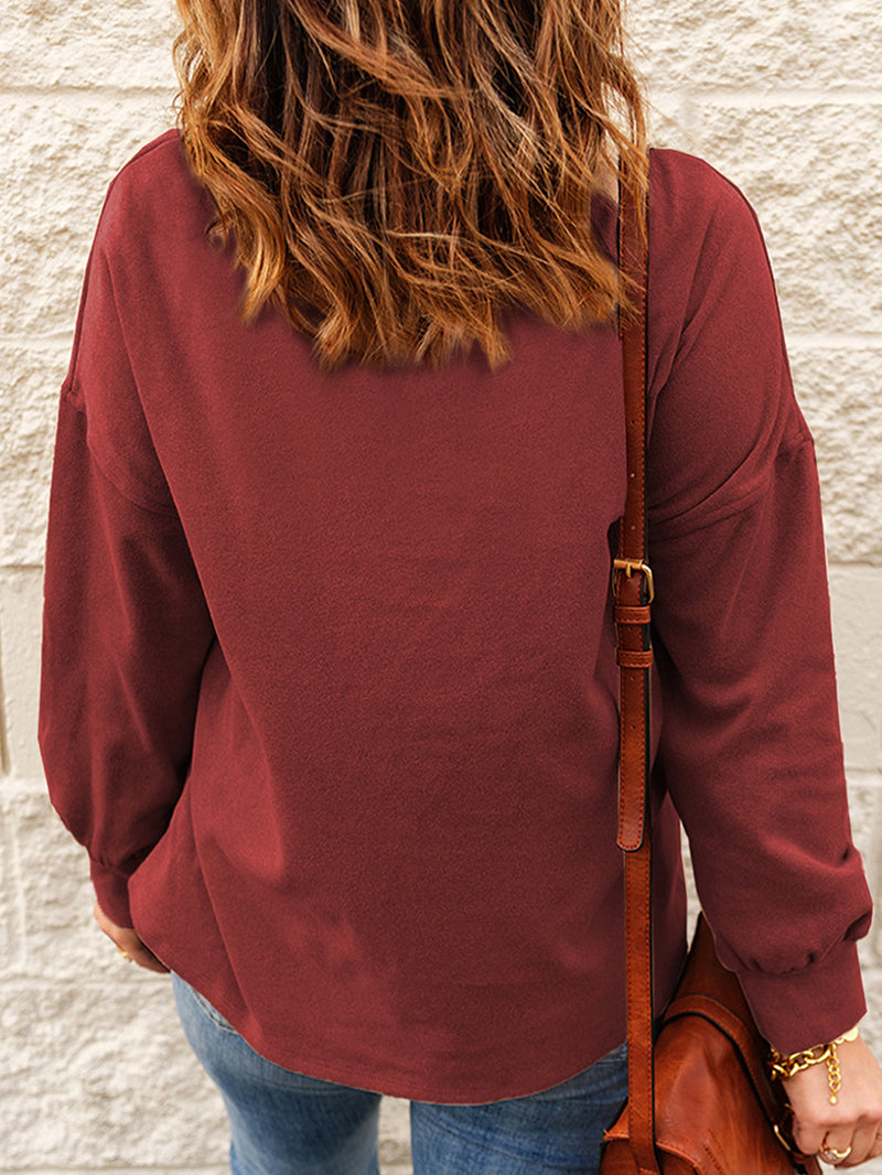 Turtle Neck Drawstring Hoodies & Sweatshirts