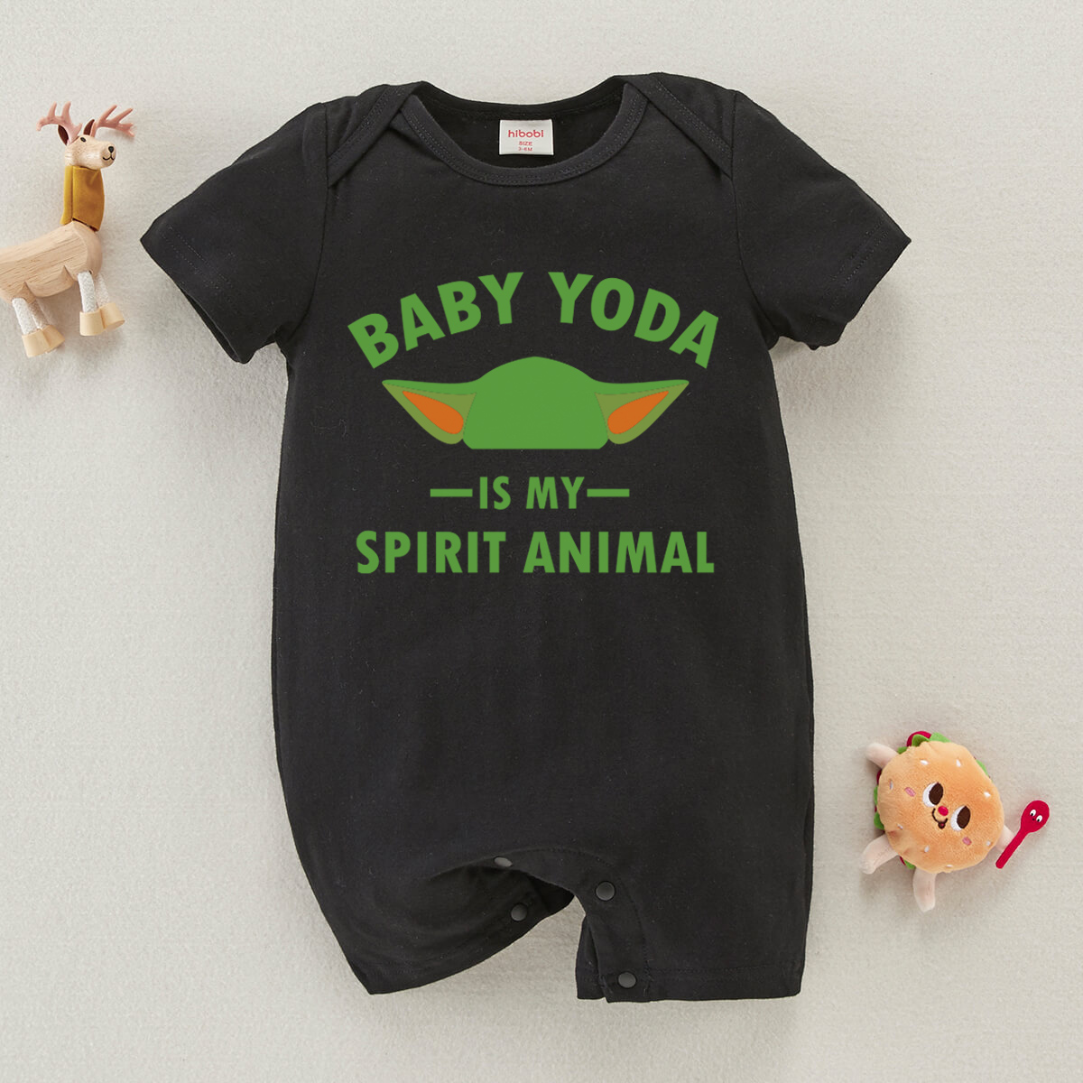 Babay Spirit Animal Print Short Sleeve Boxer Romper Wholesale