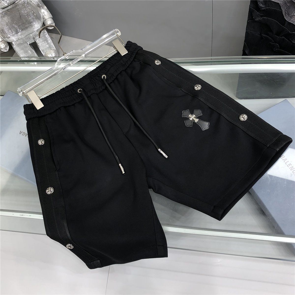 Chr0me Hearts 刺繍入りレタープリント ショーツ【 50％割引+送料無料】