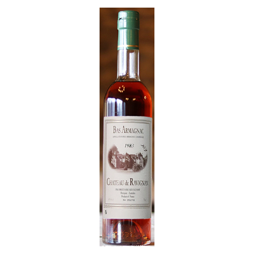 Chateau de Ravignan, Bas Armagnac 1983 - 50cl (40.5%)-MagnumOpusWines