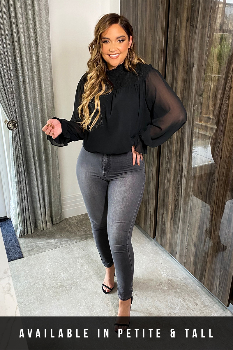 High Waisted Stretch Jegging Jeans