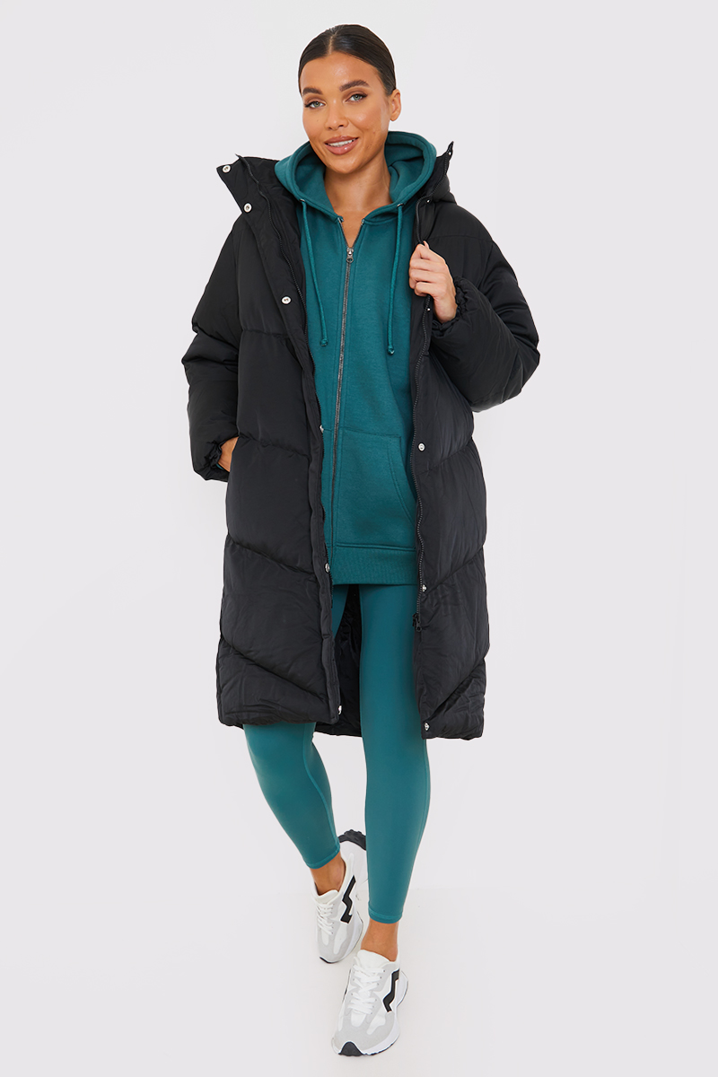Longline Puffer Coat