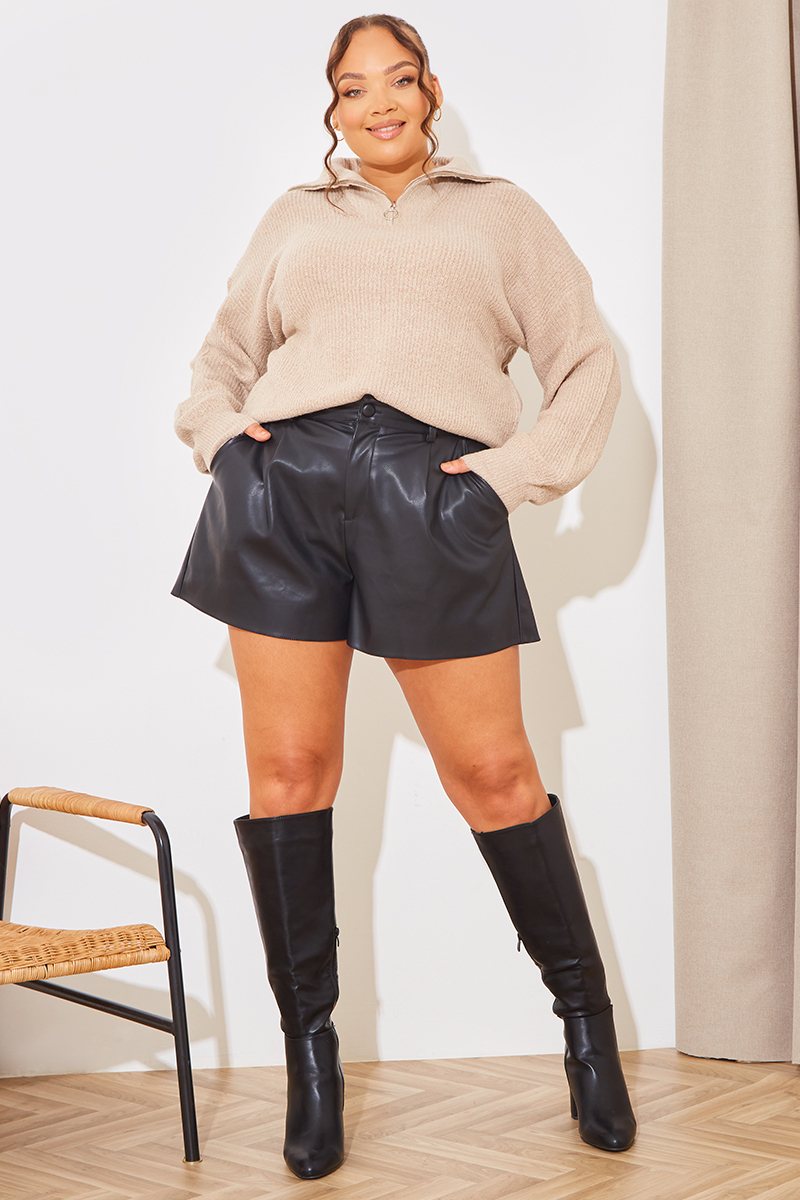 Knitted Half Zip Jumper