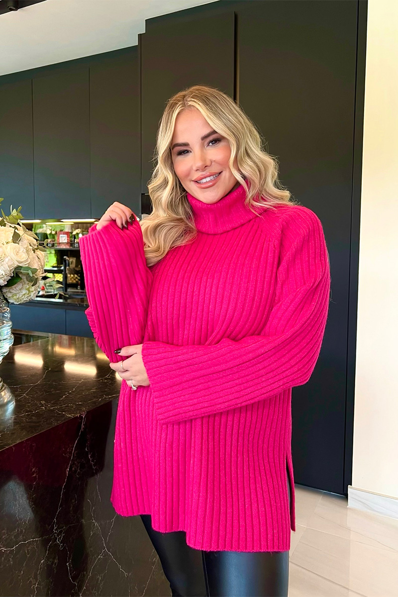 Knit Roll Neck Jumper