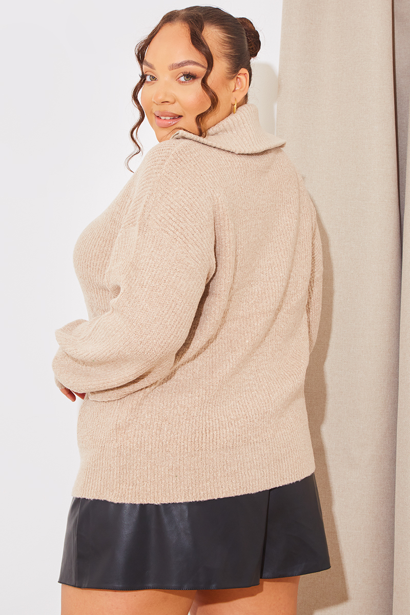 Knitted Half Zip Jumper