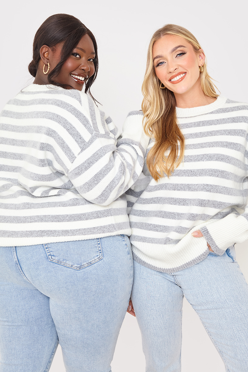 Stripe Crew Neck Jumper