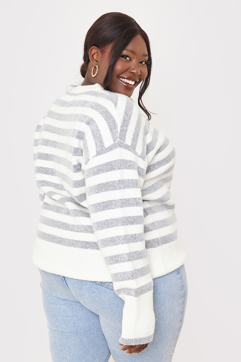 Stripe Crew Neck Jumper