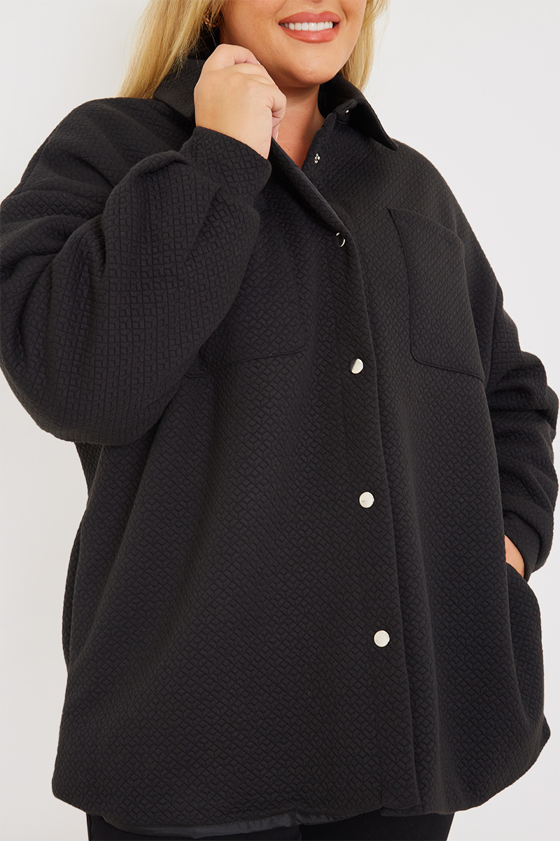 Quilted Oversized Shacket