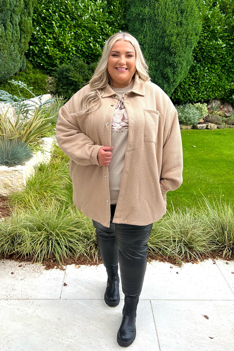 Quilted Oversized Shacket