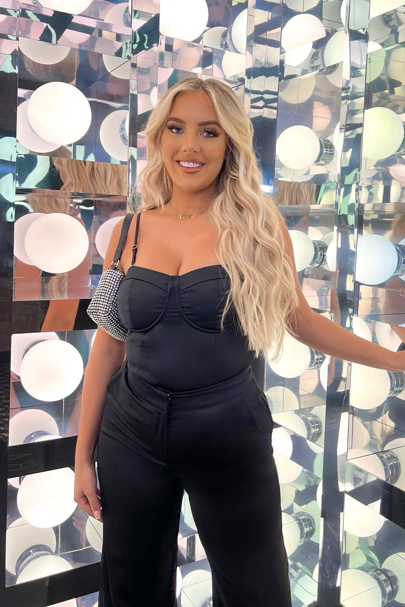 Satin Corset Bodysuit