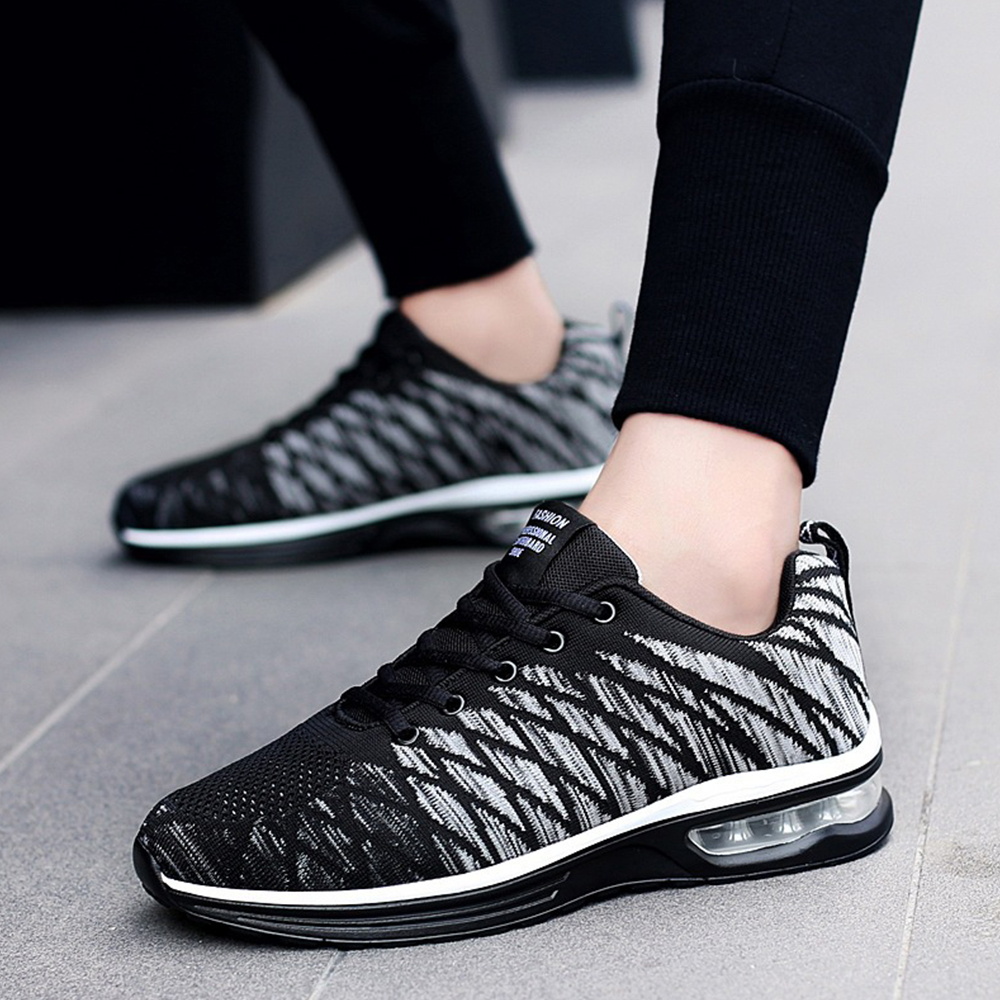 Reemelody Summer new fly-woven air cushion running shoes