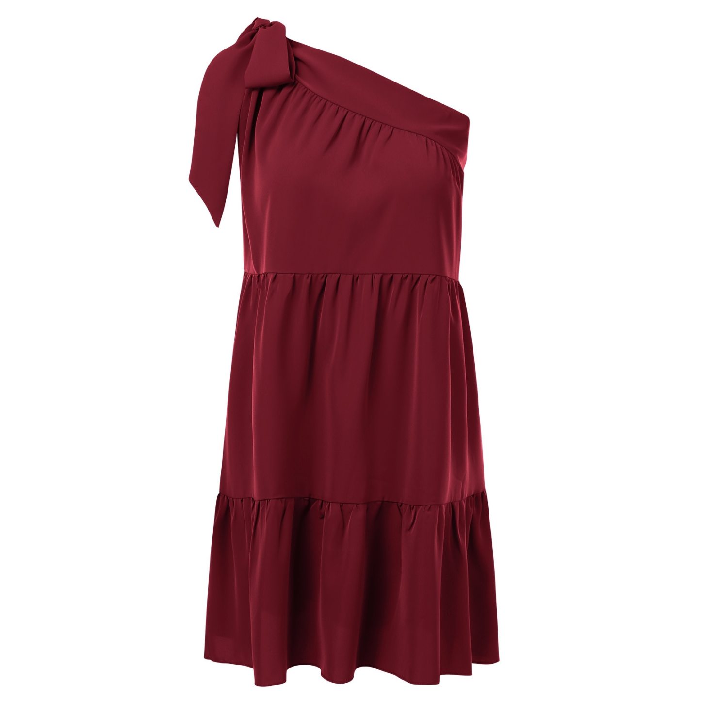 Casual Inclined Shoulder Sleeveless Elastic Waist Mini Summer Women Dresses 2022 Elegant Chic Chiffon Beach Dress Female Vestido