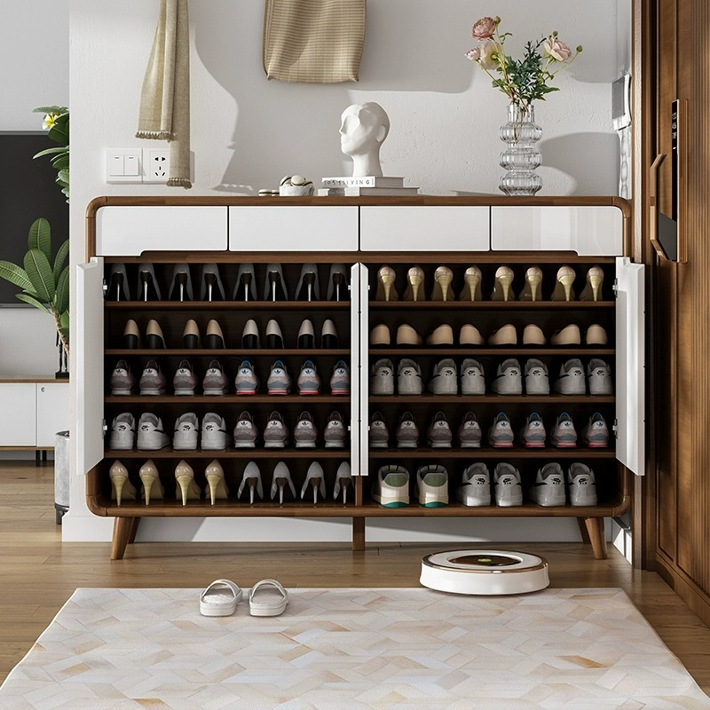 [Pre-order]  Nordic Shoes Cabinet Modern Simple Multi-Functional Home Door Large Capacity Storage Cabinet Entry Hall Entrance Storage Cabinet-Smart-Living