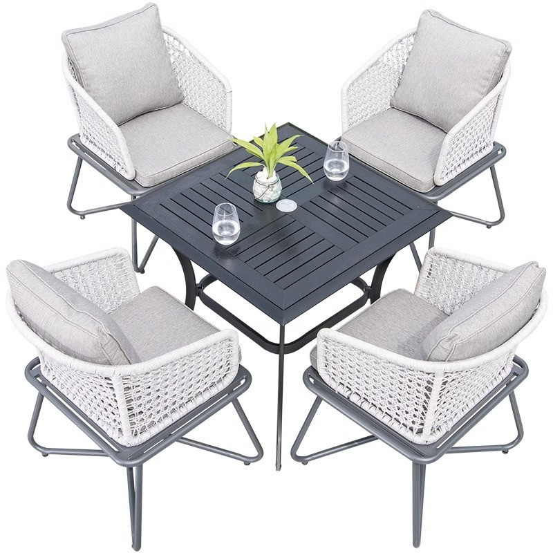 [Pre-order]  Creative Leisure Outdoor Table and Chair Combination Garden Garden Outdoor Terrace Balcony Vine Weaving Chair Vine Chair-Smart-Living
