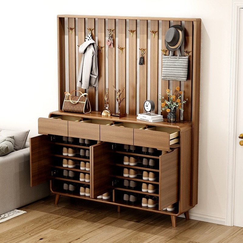 [Pre-order]  Door Hanger Shoe Cabinet Large Capacity Multi-Functional Storage Cabinet At the Door Of the Living Room Porch Partition Storage Cabinet-Smart-Living