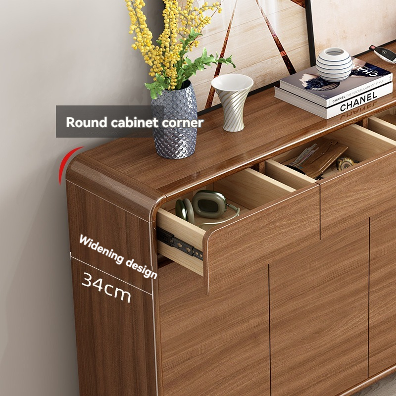 [Pre-order]  Light Luxury Shoe Cabinet Home Door Large Capacity Paint Foyer Cabinet Entry Door Entrance Cabinet Storage Cabinet Balcony Storage Cabinet-Smart-Living