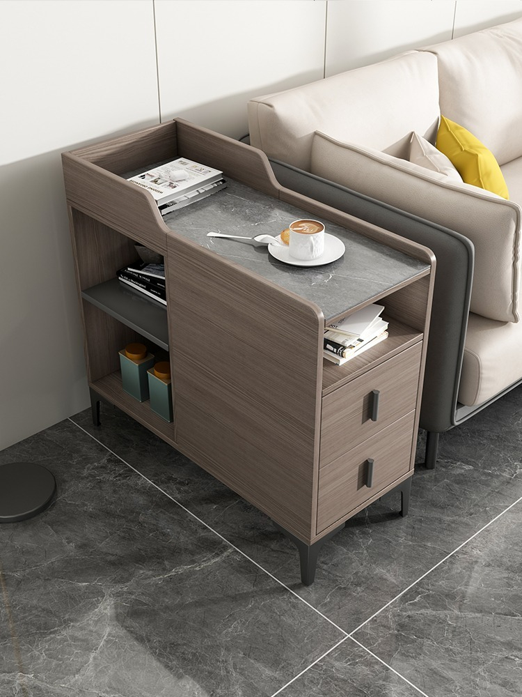 [Pre-order]  Moon clearance side a few art sofa side a few modern simple mini table small coffee table side cabinet corner -Smart-Living