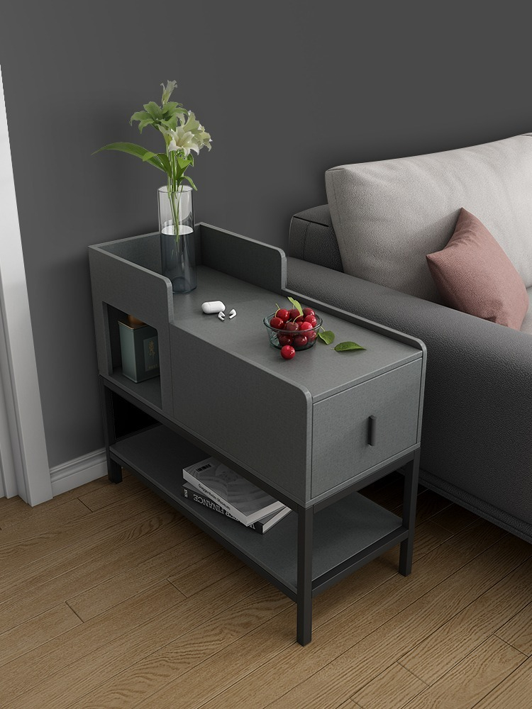 [Pre-order]  Moon clearance side a few art sofa side a few modern simple mini table small coffee table side cabinet corner -Smart-Living
