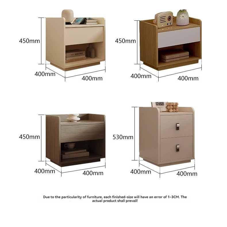 [Pre-order]  Wooden Moonlight Bed Modern and Simple Tatami High Box Storage Bed Storage Small Unit Original Wood Wind Board Master Bedding Double Bed-Smart-Living