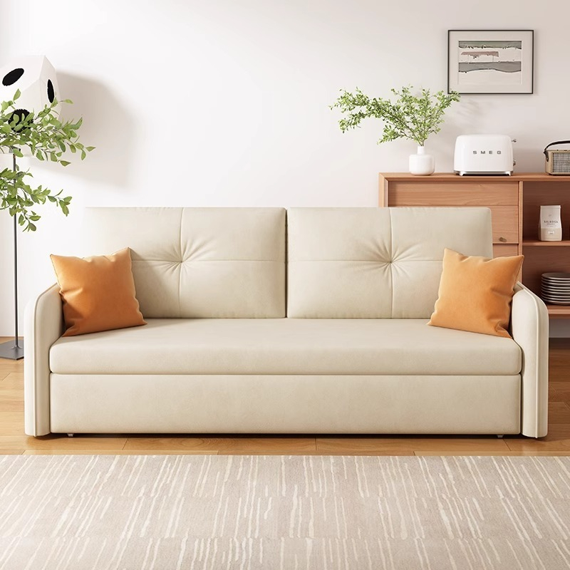 [Pre-order]  Science and technology cloth sofa bed sitting and sleeping dual-use multi-functional folding can be disassembled and washed light luxury style-Smart-Living