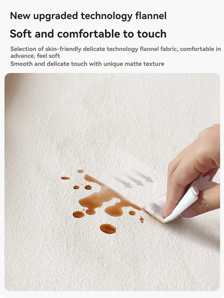 [Pre-order]  Cream Wind technology flannelette foldable sofa bed dual-purpose household small living room study-Smart-Living