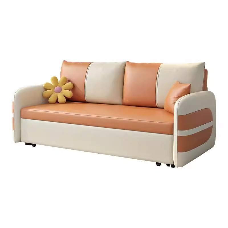 [Pre-order]  Sofa bed multi-functional foldable small bedroom living room Modern simple technology cloth single and double dual-use-Smart-Living